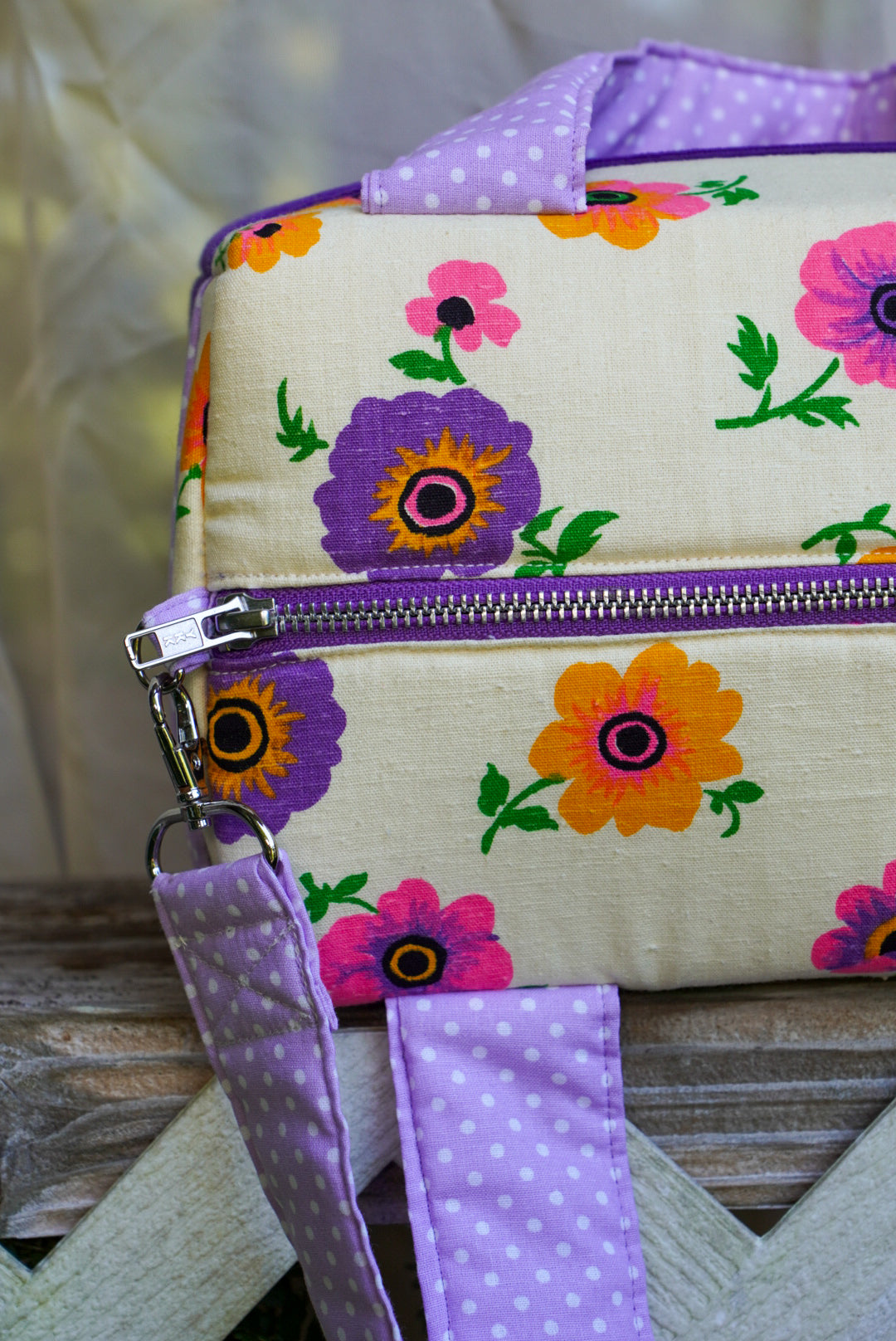 •The Ultraviolet Duffel•