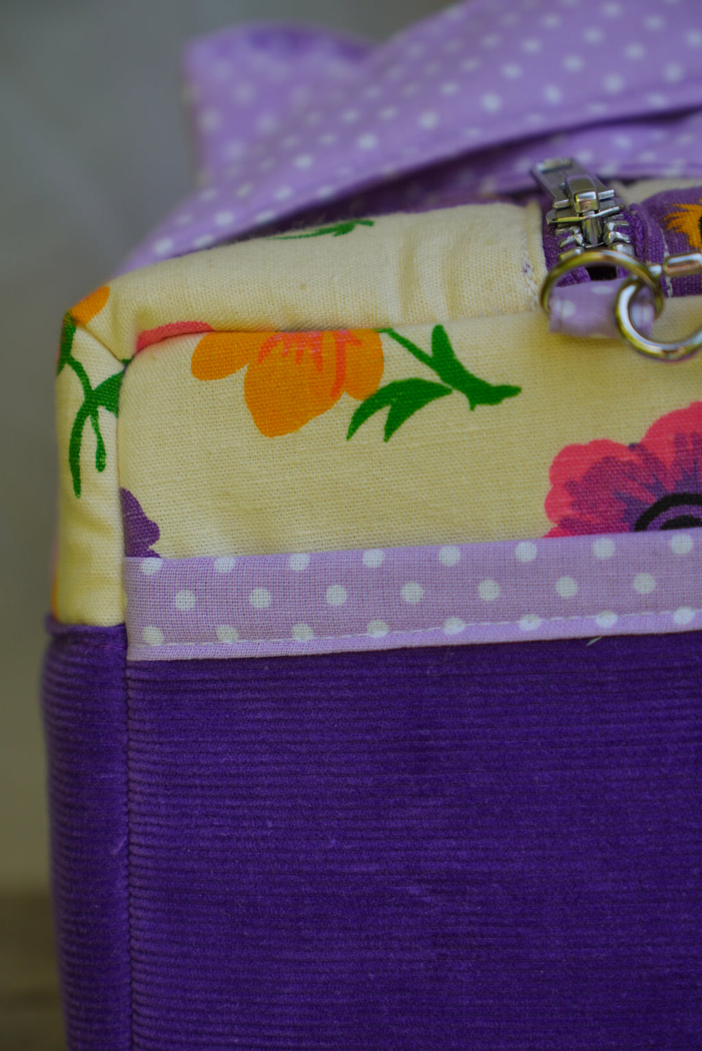 •The Ultraviolet Duffel•